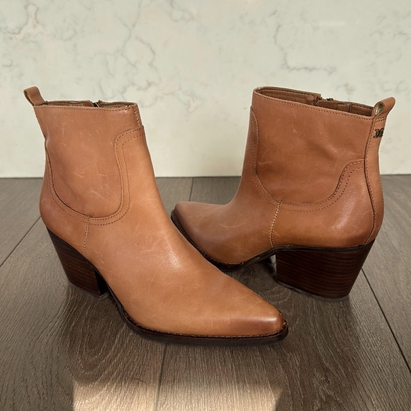 Sam Edelman western style booties - Picture 2 of 6